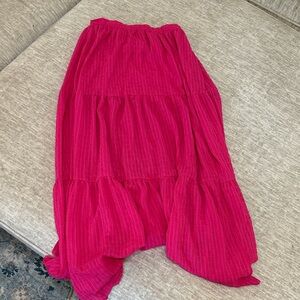 NWOT Pink Lily Vibrant Fuchsia Maxi Skirt